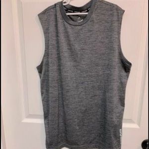 Head sleeveless tank men’s small tennis shirt gray no holes or stains EUC